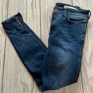 Pilcro mid rise skinny cropped denim size 25